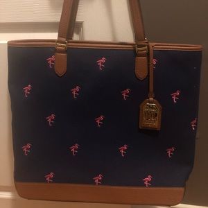 Ralph Lauren Lauren flamingo tote